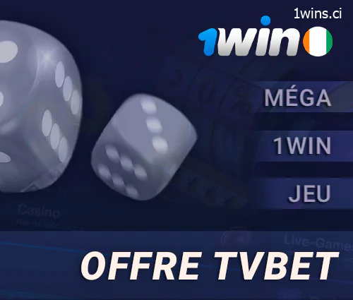 Bonus pour les jeux TvBet sur le site 1Win