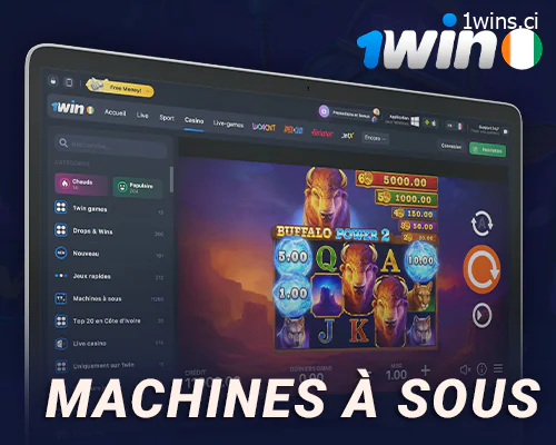 A propos des machines à sous en ligne sur 1Win Casino