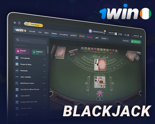 Jeux de blackjack sur le casino en ligne 1Win