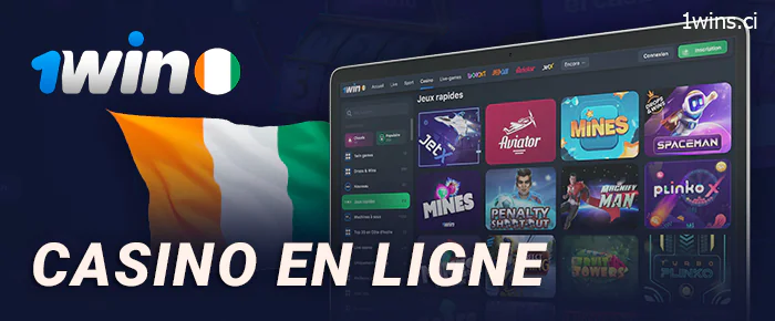 Jouez aux jeux de casino en ligne sur 1Win CI