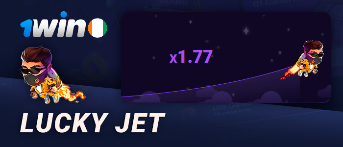 Faire connaissance avec Lucky Jet jeu instantané sur 1Win