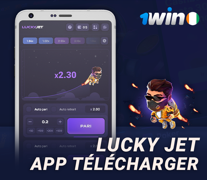 Télécharger l'application 1Win pour jouer à Lucky Jet