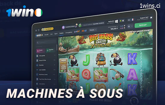 A propos des machines à sous en ligne sur 1Win Casino