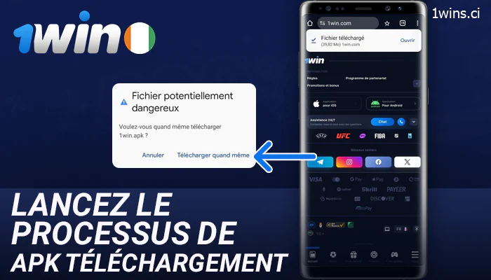 Télécharger l'application 1Win pour les appareils Android