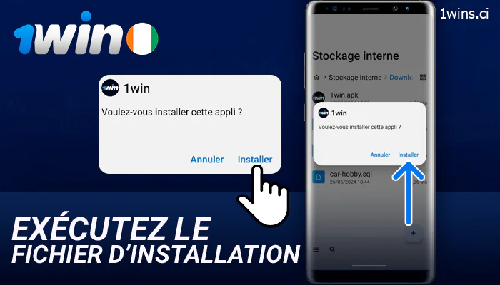 Installation de l'application 1Win pour Android