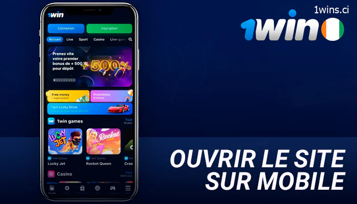 Visitez le site web de 1Win pour télécharger l'application iOS