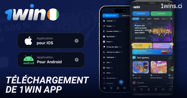 L'application mobile 1Win pour les appareils Android et ios