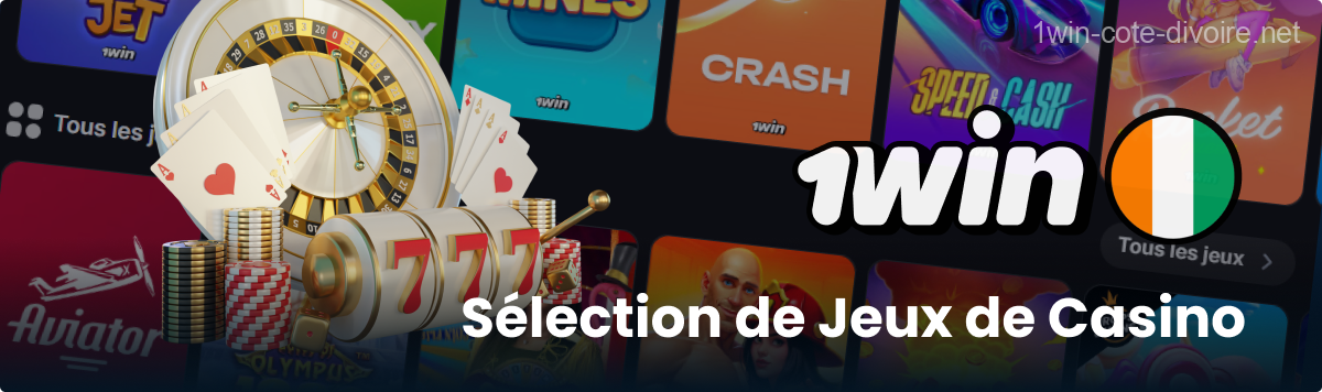 Offres de divertissements de casino 1Win